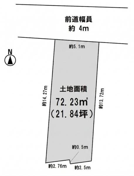 京都市右京区太秦安井藤ノ木町の売土地