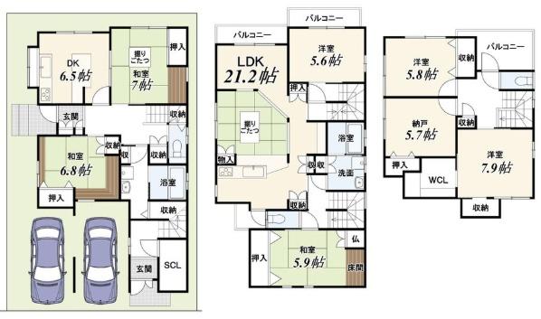 京都市西京区樫原平田町の中古一戸建