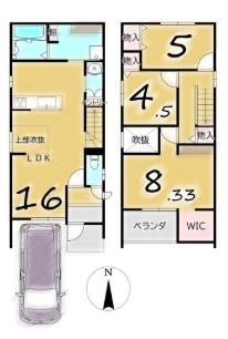 京都市西京区松尾大利町の新築一戸建