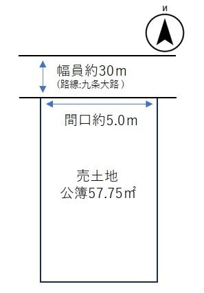 京都市南区四ツ塚町の売土地
