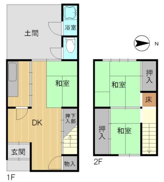 京都市東山区今熊野南日吉町の中古一戸建て