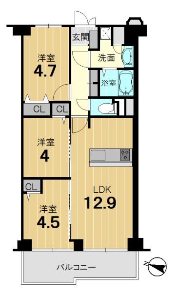 洛南ハイライフ西棟