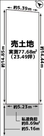 京都市右京区太秦安井西裏町の売土地