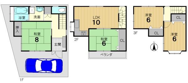 京都市伏見区横大路六反畑の中古一戸建