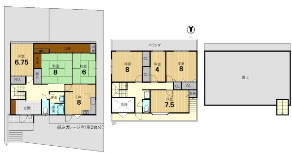 京都市伏見区深草大亀谷東寺町の中古一戸建