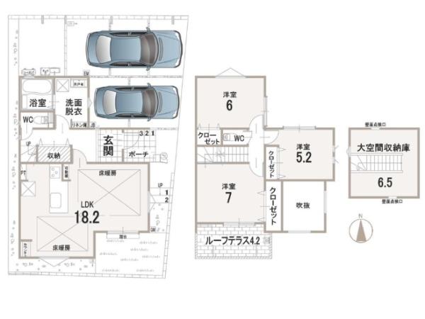 京都市西京区山田車塚町の新築一戸建