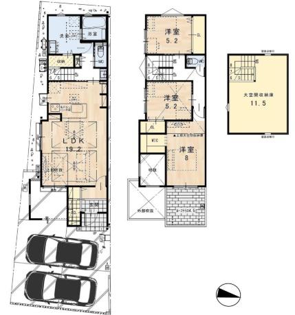京都市下京区西七条御前田町の新築一戸建