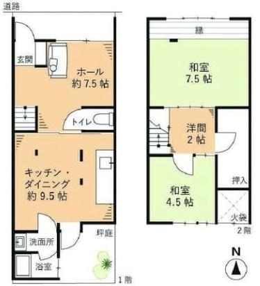 京都市下京区油小路通六条下る西若松町の中古一戸建て