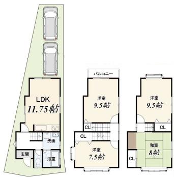 京都市伏見区羽束師志水町の中古一戸建