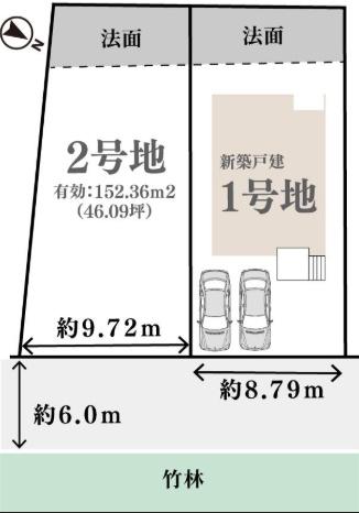 京都市西京区大枝北福西町２丁目の売土地