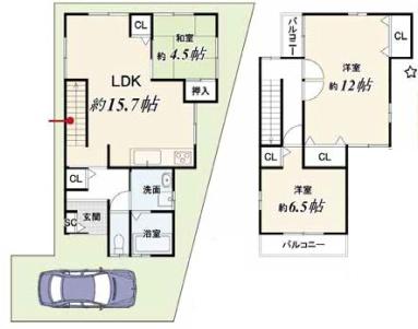 京都市南区吉祥院石原町の中古一戸建