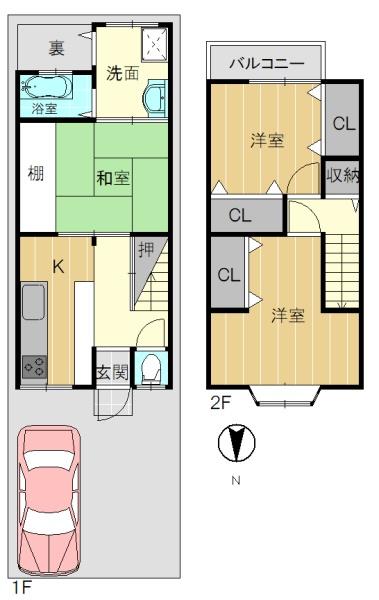 京都市南区吉祥院三ノ宮町の中古一戸建