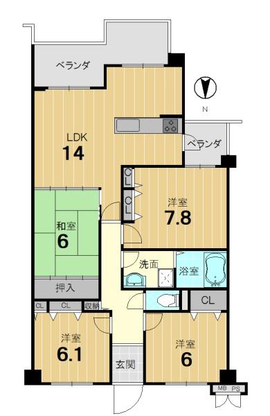 サンシティ桂坂３番館