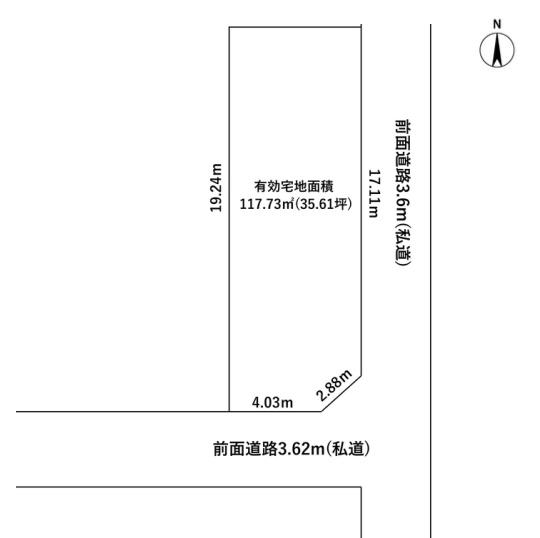 京都市右京区太秦石垣町の売土地