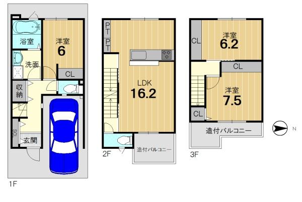 京都市右京区西京極佃田町の新築一戸建