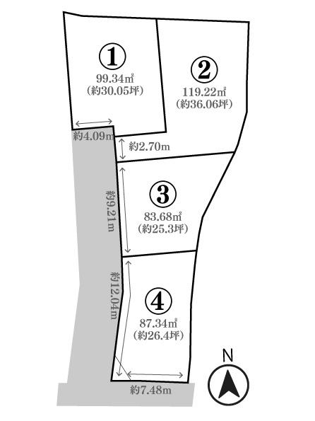 京都市西京区川島玉頭町の売土地