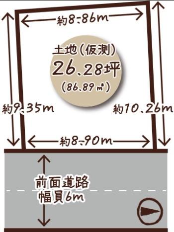 京都市右京区太秦組石町の土地