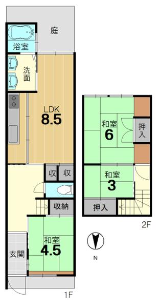 京都市右京区嵯峨朝日町の中古一戸建て