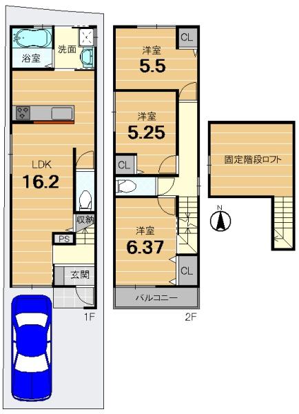 京都市伏見区淀川顔町の新築一戸建