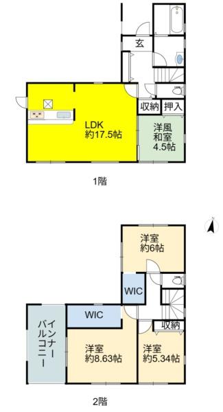 長浜市口分田町の新築一戸建