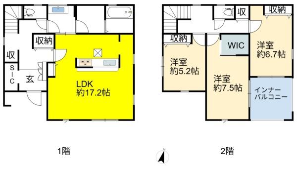 長浜市平方町新築建売４－2号棟