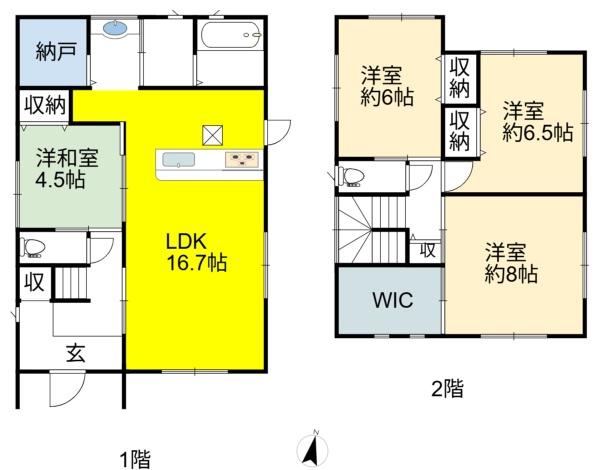 長浜市三和町新築建売1号棟
