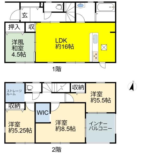 長浜市南小足町の新築一戸建