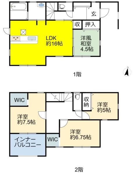 長浜市南小足町の新築一戸建