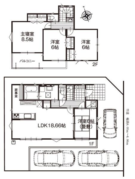 いろどりアイタウン　大網白里市富田（全１棟・１号棟）