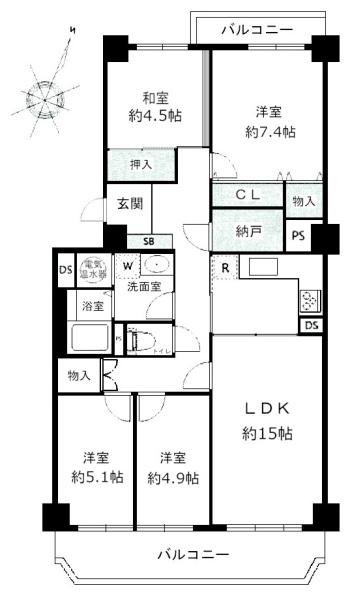 布佐平和台駅前マンションウイングB棟