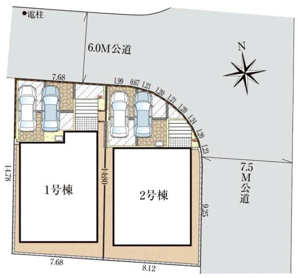 グラファーレ　成田市　中台９期　全２棟　１号棟