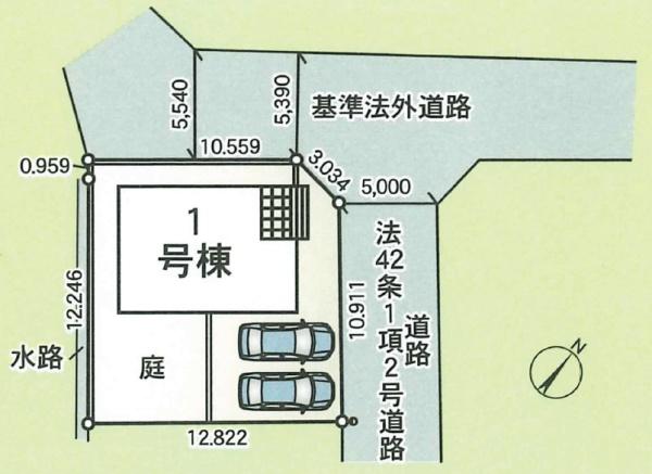 クレイドルガーデン　八街市　文違　第２　全１棟　１号棟