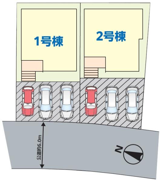 成田市　加良部　２（４丁目）　全２棟　２号棟