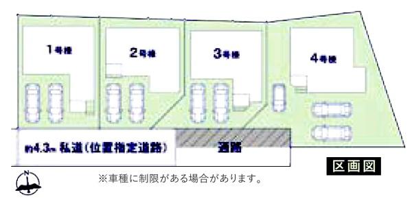 成田市　並木町　３期　全４棟　１号棟