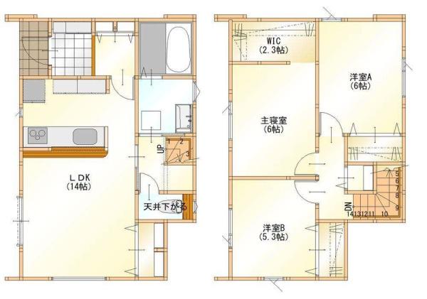 東金市　求名　全10区画・Ｇ区10号棟（モデルハウス）
