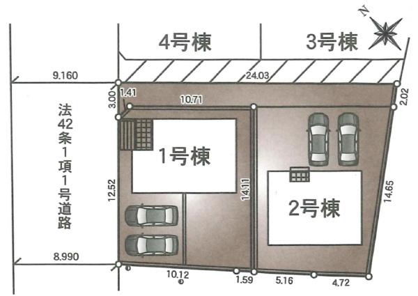 山武市松尾町大堤第２（１期）全２棟・２号棟