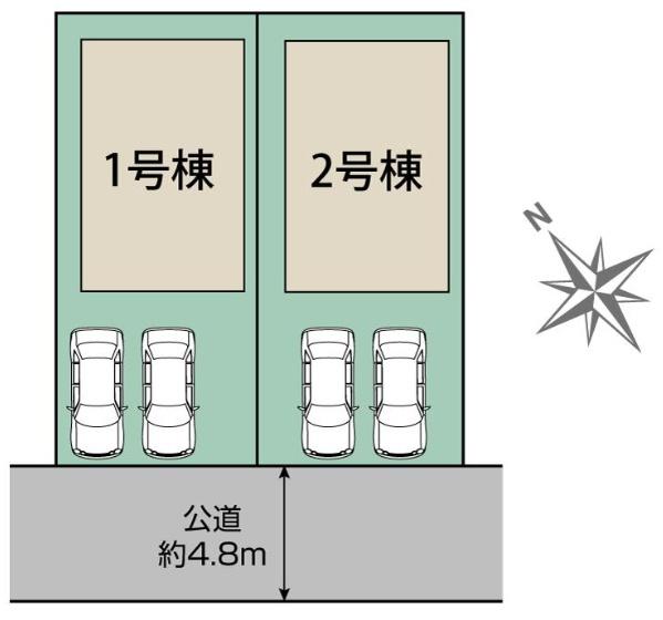 四街道市　旭ケ丘　４丁目　全２棟　２号棟