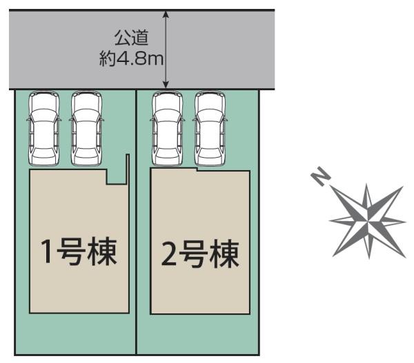 四街道市　旭ケ丘４丁目　全２棟　２期　１号棟