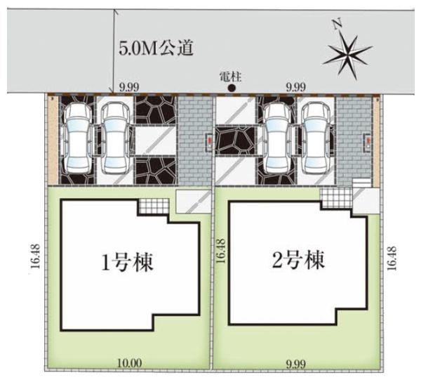 グラファーレ　四街道市旭ヶ丘９期全２棟１号棟