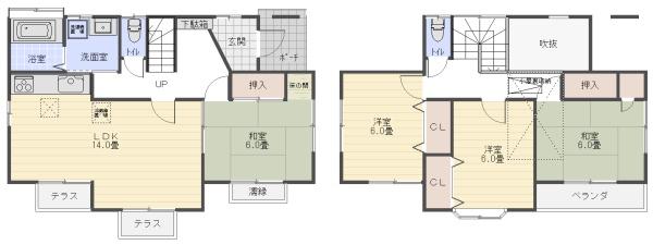 山武市日向台の中古一戸建て