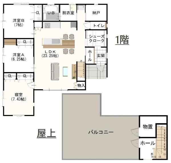 スカイヴィレッジ川場（東金市川場）全８区画・１号棟