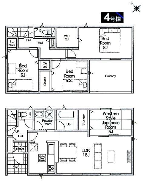 山武市松尾町大堤第２・全４棟・４号棟