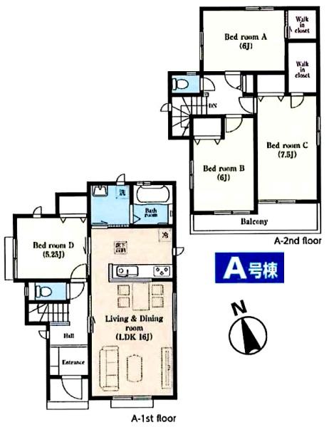 成田市　郷部　全２棟　Ａ号棟