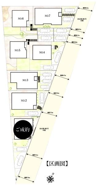 ライフベース　富里市　七栄　全７区画　３号棟