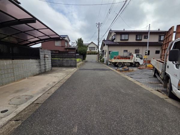 成田市 大袋(おおぶくろ)全3棟 C号棟(前面道路含む現地写真)