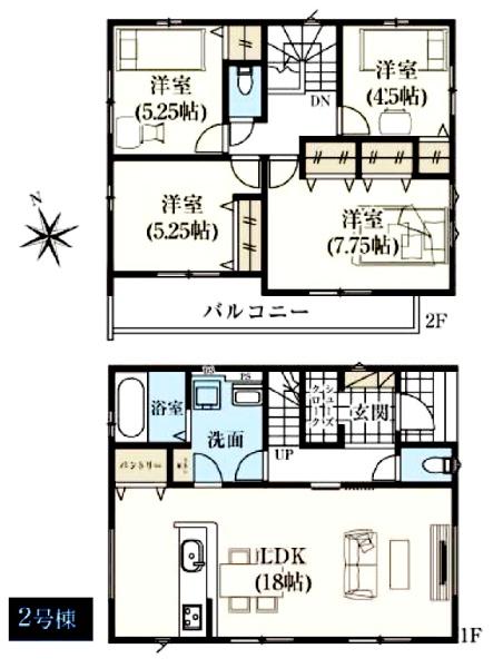 グラファーレ　佐倉市　石川４期　全２棟　２号棟
