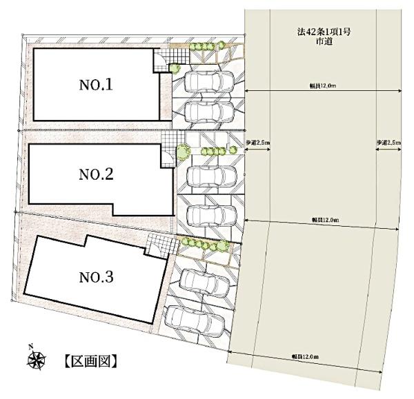 フレスティア成田（成田市郷部）全３区画・１号棟