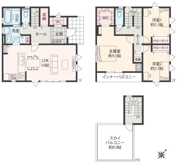 ザ・ドリームフィールド成田75（富里市七栄）モデル
