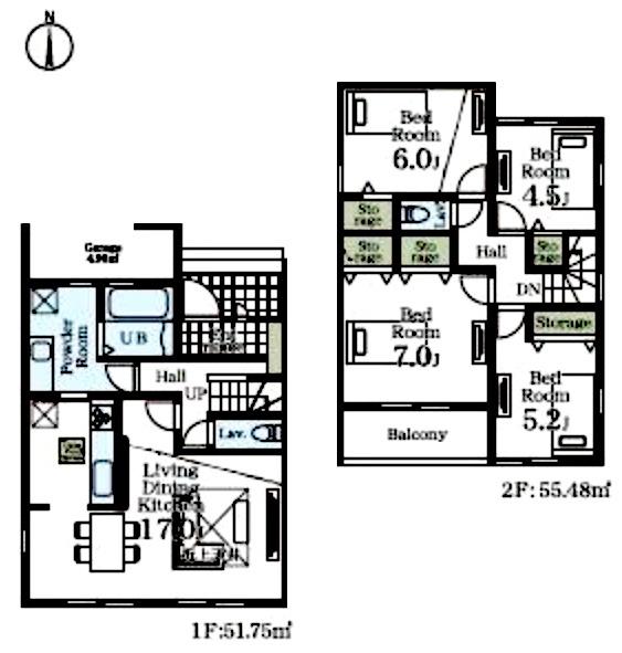 千葉市緑区あすみが丘東２丁目　全２棟　１号棟