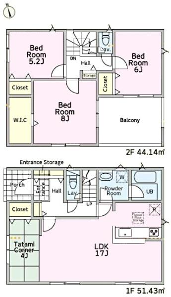 クレイドルガーデン　八街市文違第６全１棟１号棟